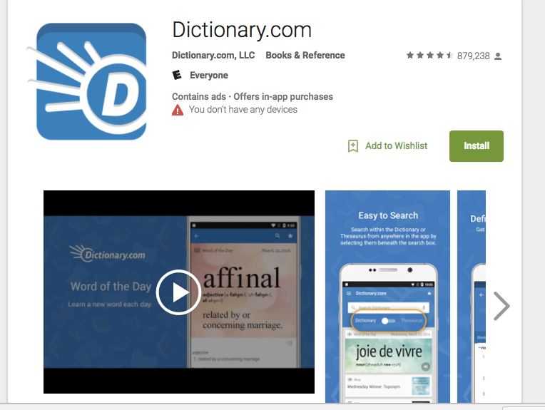 Slang Dictionary on the App Store